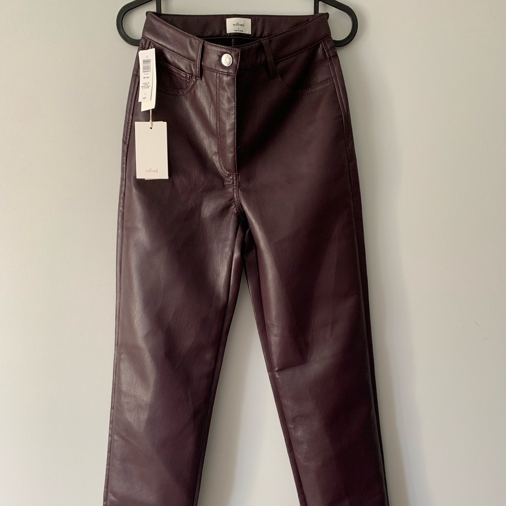 Aritzia WILFRED Melina pant in purple/mauve